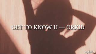 Get to Know U — Orkid (Traducida al español)
