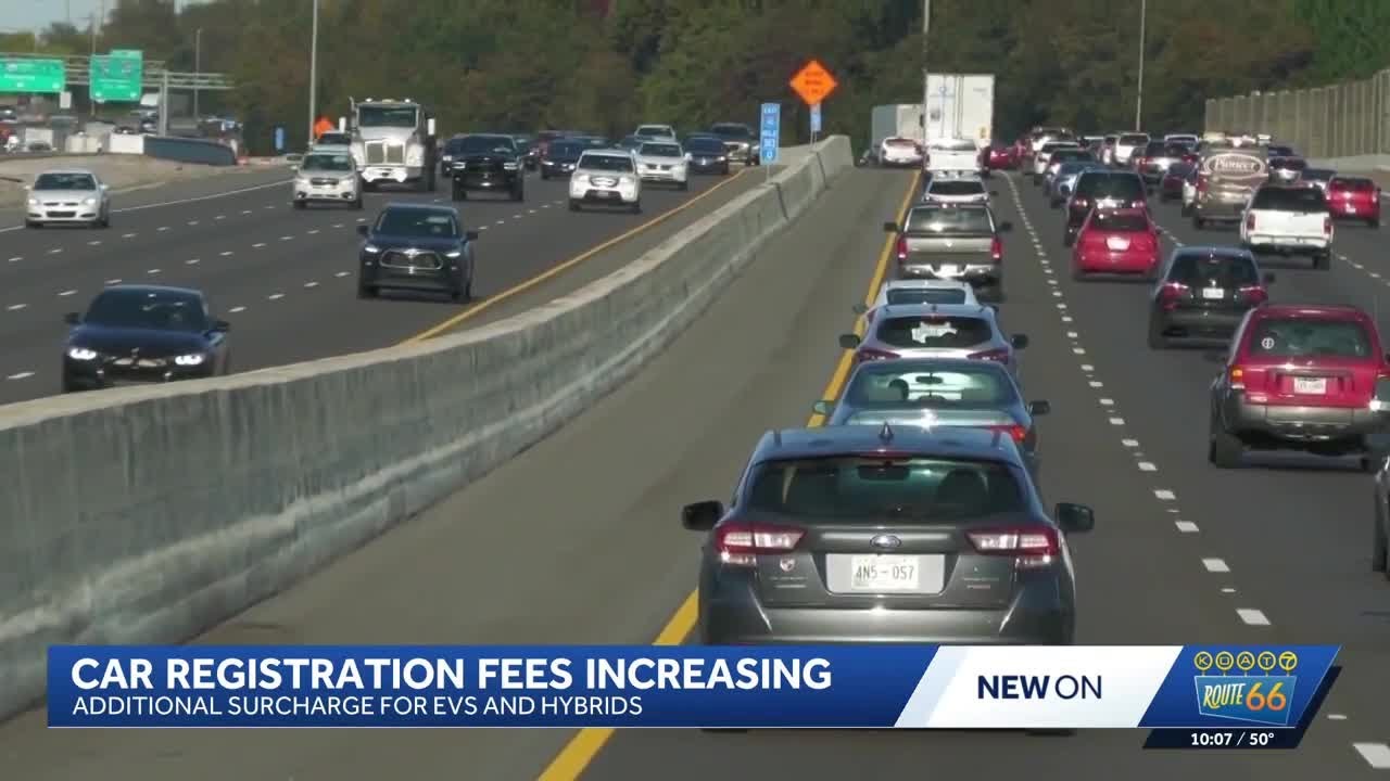 Car registration fee up; more for EVs, hybrids