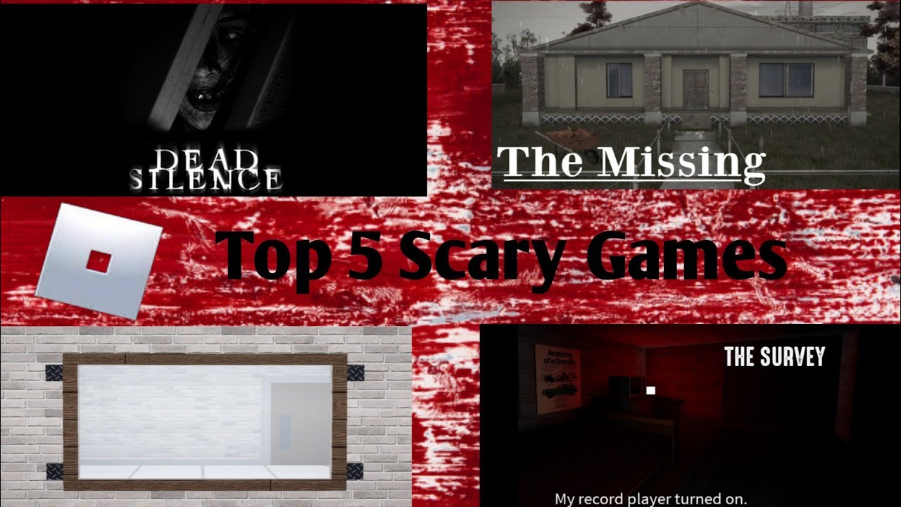 Top 5 SCARY Roblox games! YouTube