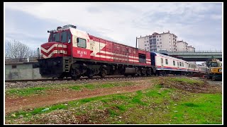 Güney Ekspresi̇ De 24163 & Motor Sesi̇ Southern Express Tcdd - Di̇yarbakir