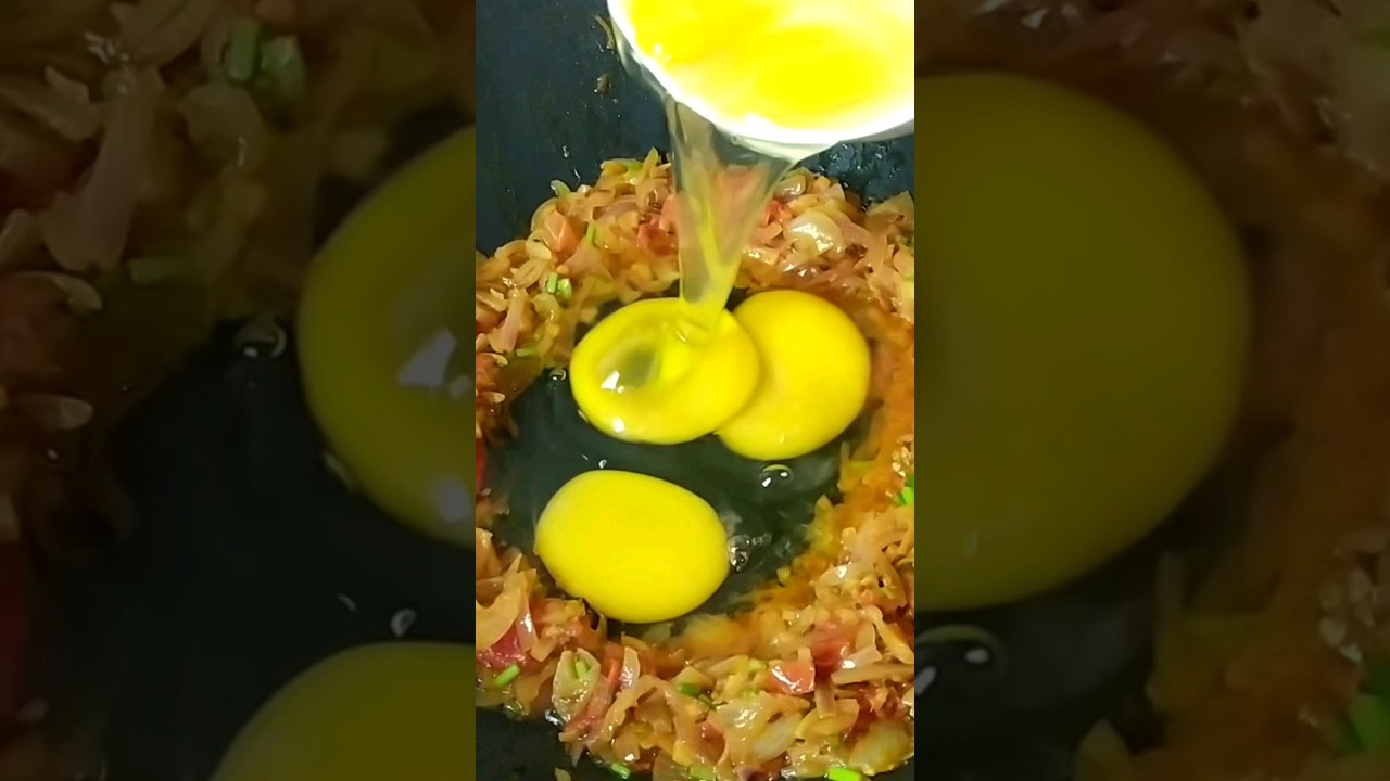 egg masala short by Rabia | tasty anda pyaz by Kitchen's Valley