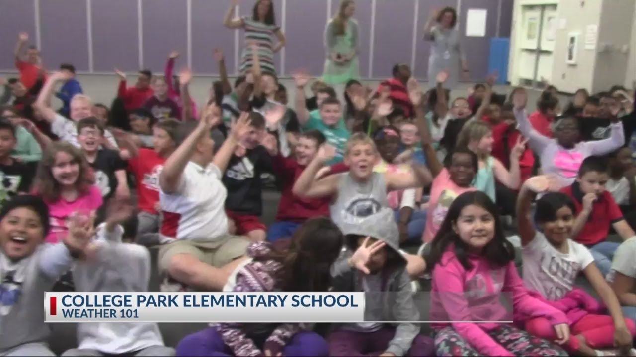 Rob Fowler visits the 4th graders at College Park Elementary School