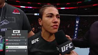 Ufc 228 Jessica Andrade - Octagon Interview