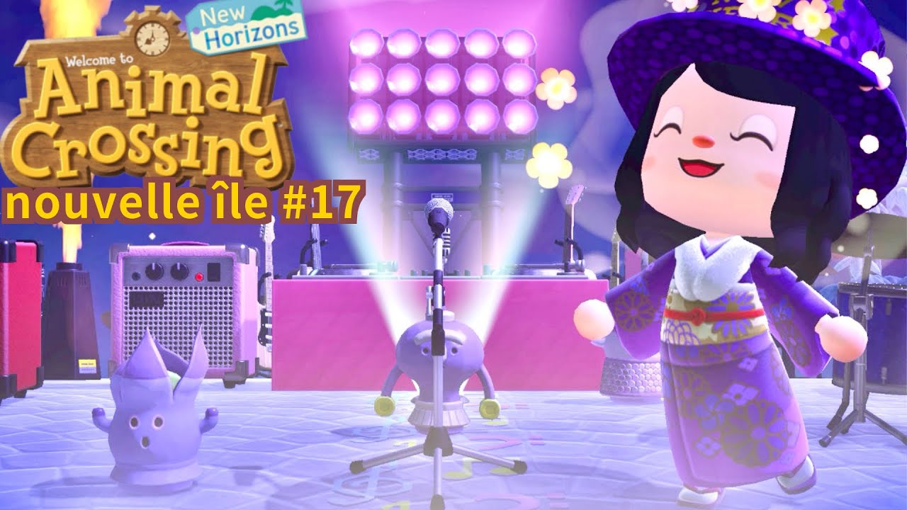 Déco concert bonne année avant MAJ 🎆 Refaire mon île! 🏝️ Animal Crossing New Horizons 757 Let's play