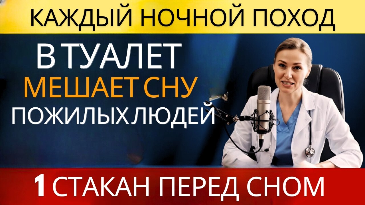 Один стакан на ночь — и почки больше не мешают вашему сну! (Рекомендация врача)