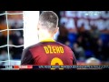 Roma-Palermo 5-0 (21 febbraio 2016) Errore di Dzeko sottoporta, telecronaca Zampa