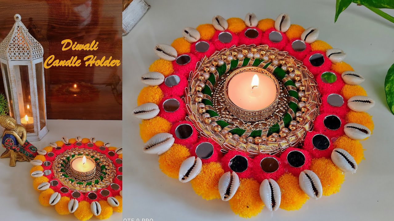 Diwali Diya Holder Candle Holder Diwali home decor ideas.. YouTube
