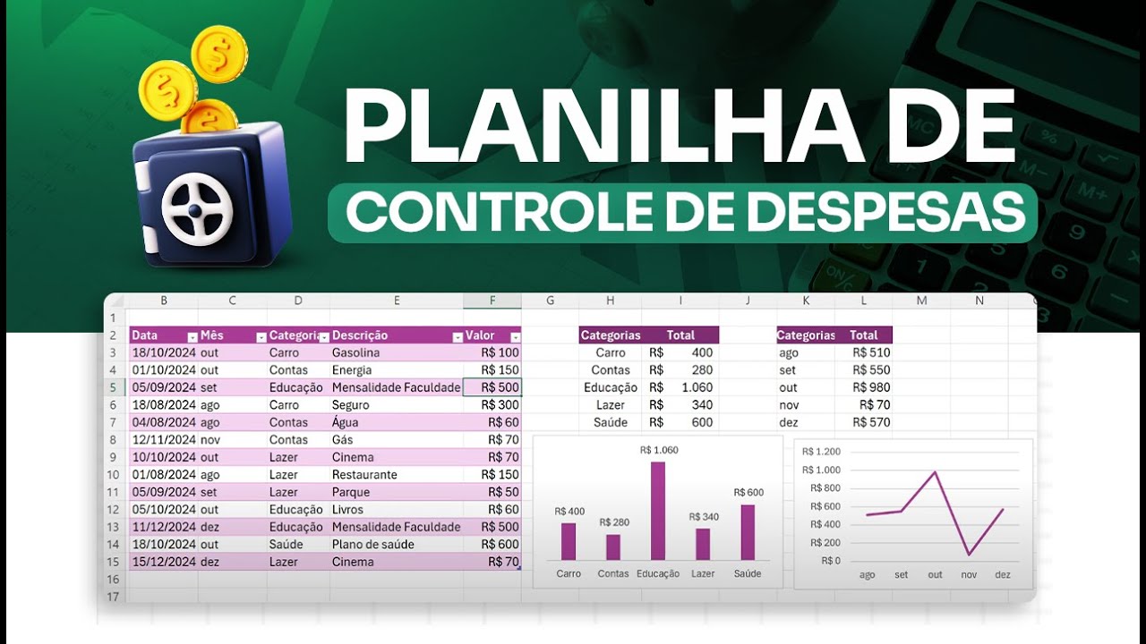 Planilha de Controle de Despesas