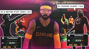 I BROUGHT MY UNGUARDABLE POST SCORER TO THE NEW 1V1 COURT ON NBA 2K19! BEST POST SCORER BUILD