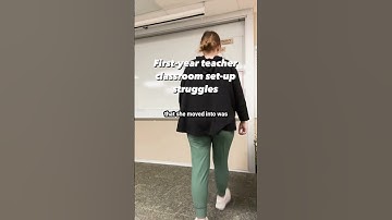 Classroom set-up struggles 🫠