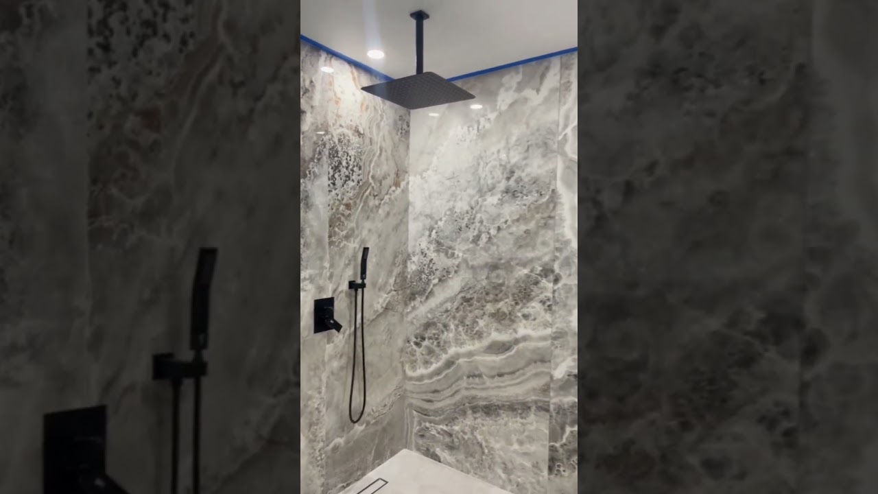 Luxurious Shower | Large - Format Porcelain