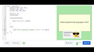 How To Do The Challenge: Flashy Flash Card on Khan Academy Computer Programming, JavaScript
