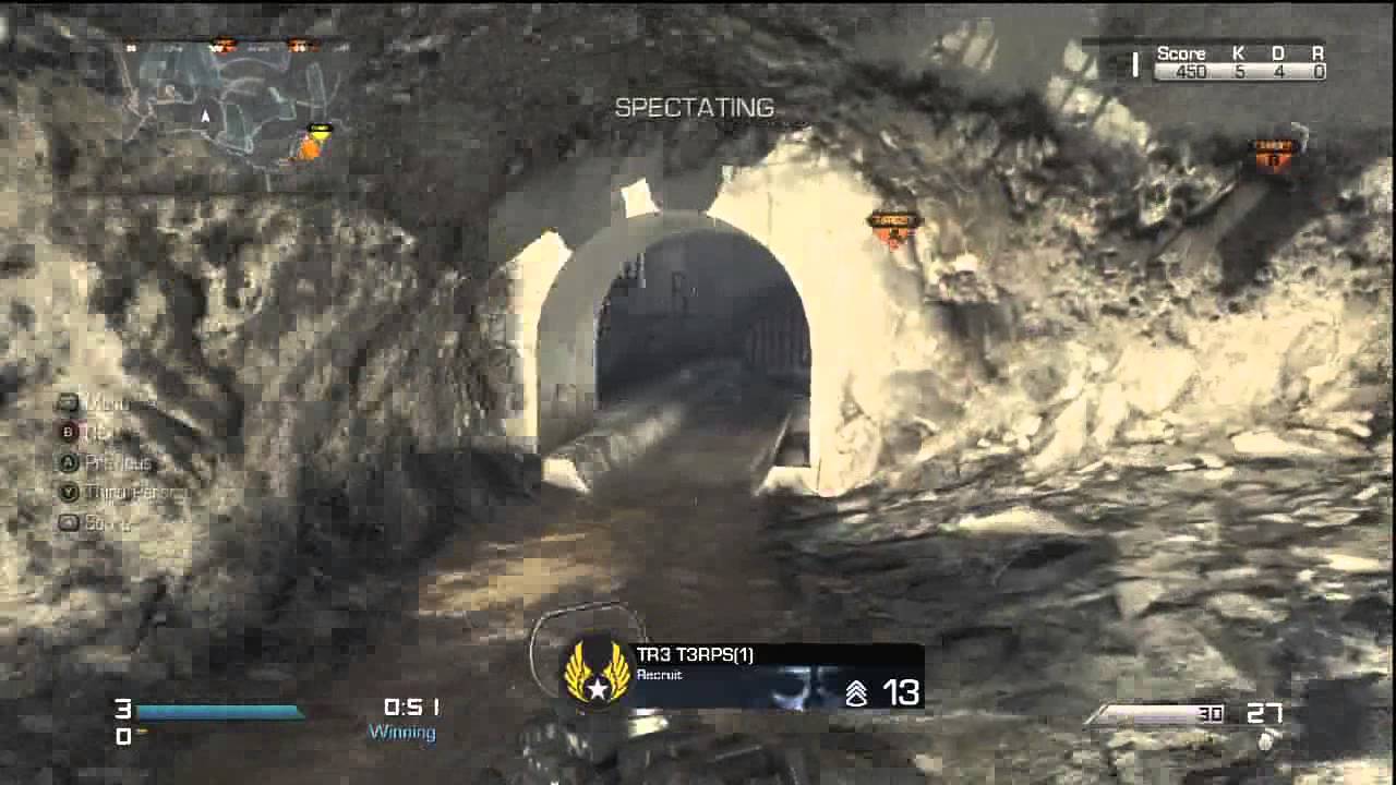COD Ghosts No Bomb Respawn GLITCH - Search And Rescue Chasm