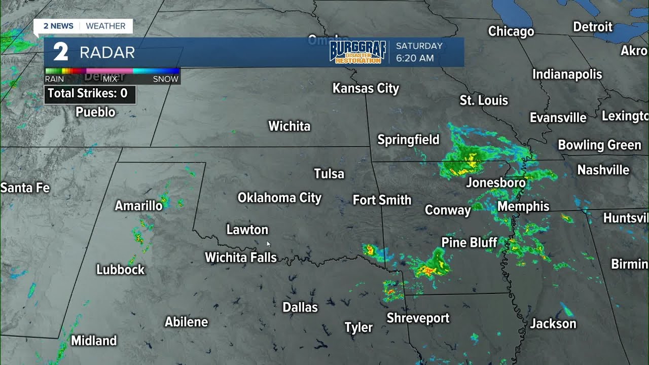 Some shower and storm chances today - YouTube