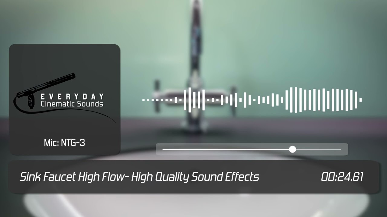 Sink Faucet High Flow | HQ Sound Effects