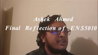 ENS 5010 Reflection Video 2