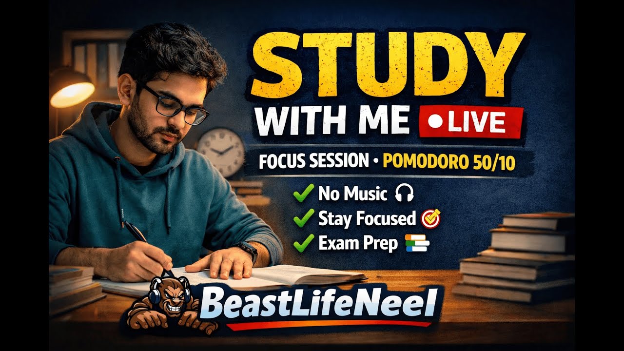 Morning Study With Me LIVE ☀️ | Productive Study Session - YouTube