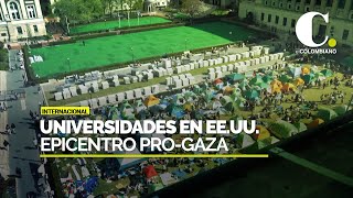 Universidades en EE.UU. son epicentro del movimiento pro-Gaza | El Colombiano