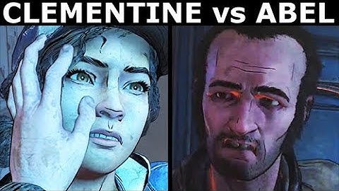 Clementine Fights With Abel - The Walking Dead Final Season 4 Episode 2 (Telltale Series)