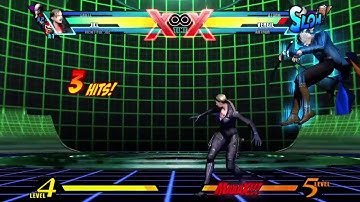 [UMvC3] Jill Slow Combos ( Ast.Viewtiful Joe )