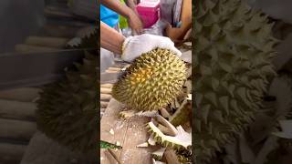 Unboxing 1 Minutes Cutting Sweet Durian - Fruits Cutting Skill