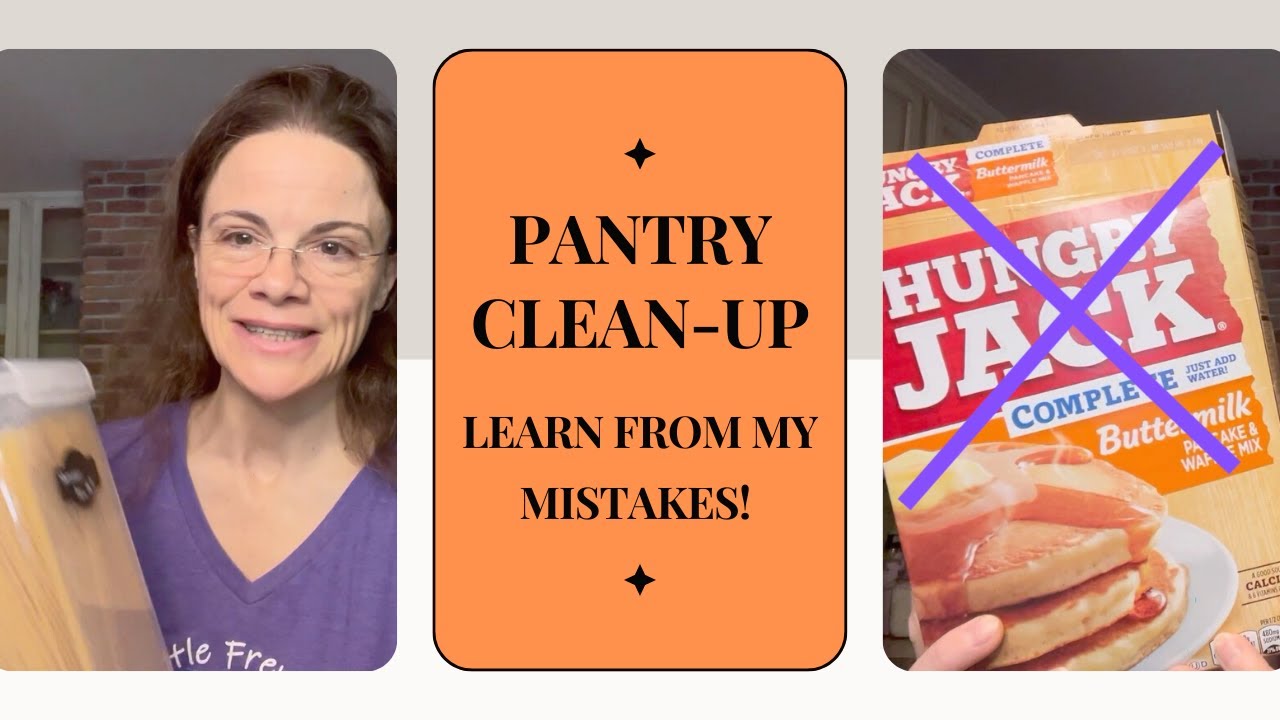 Food Preservation: Cleaning the Pantry, Short / Mid-term food storage, learning from my mistakes