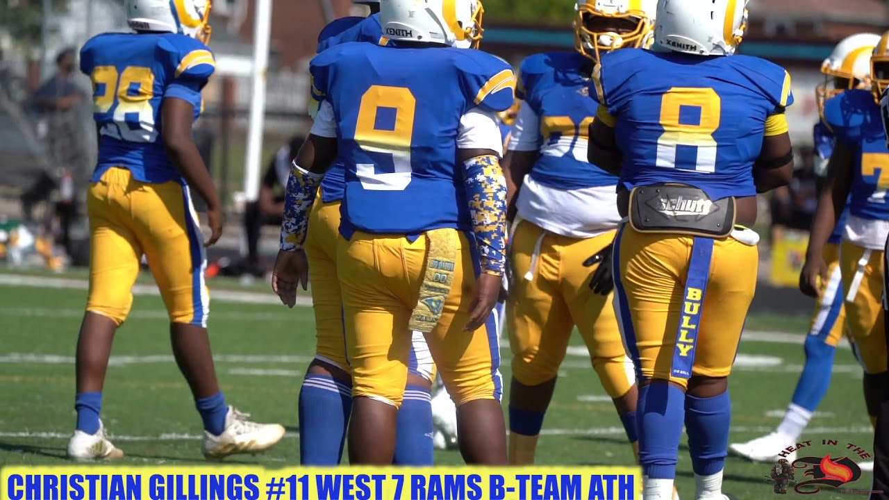 CHRISTIAN GILLINGS  MIC'ED UP ATH WEST 7 RAMS B TEAM VS PACKERS