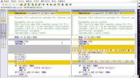 fortran increment and secant 2017 06 20
