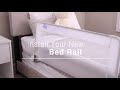 Extra Long Bed Rail Swing Down Design