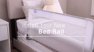 Regalo Double-Sided Swing Down Bed Rails Installation