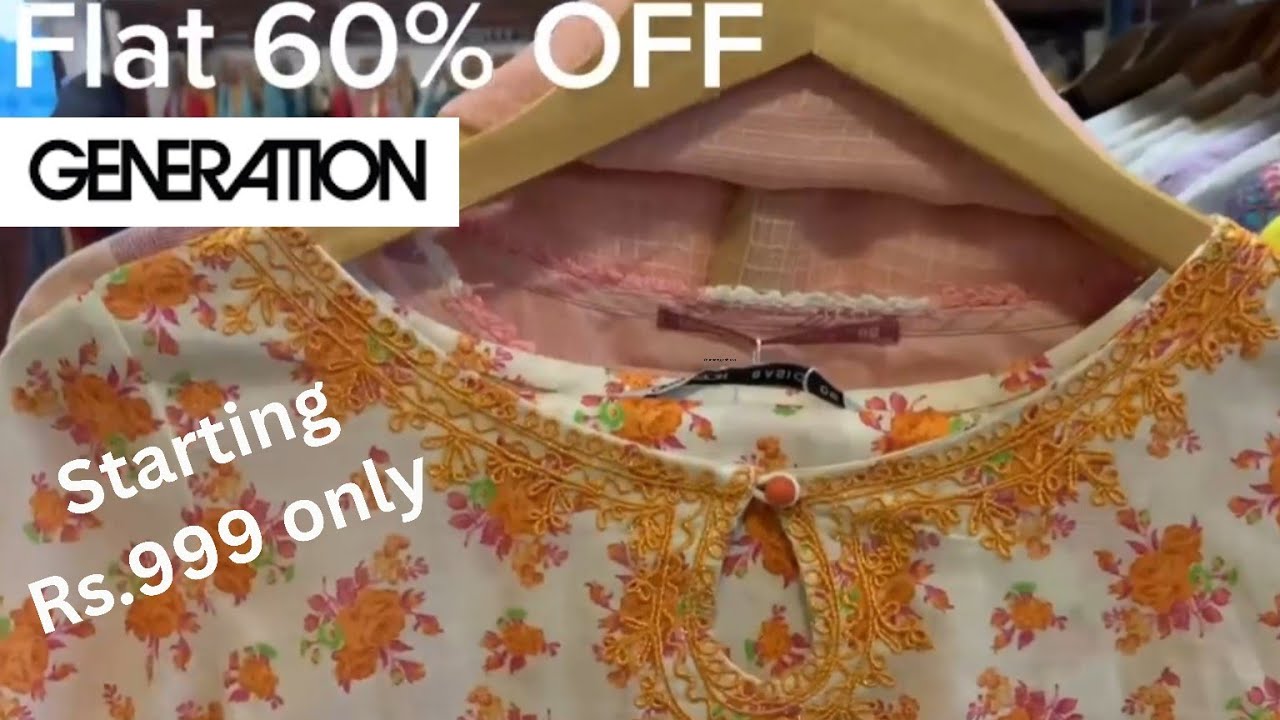 Flat 60% off by Generation starting price 🔥Rs .999🔥😱only || generation summer sale 2023||shbeautyhut