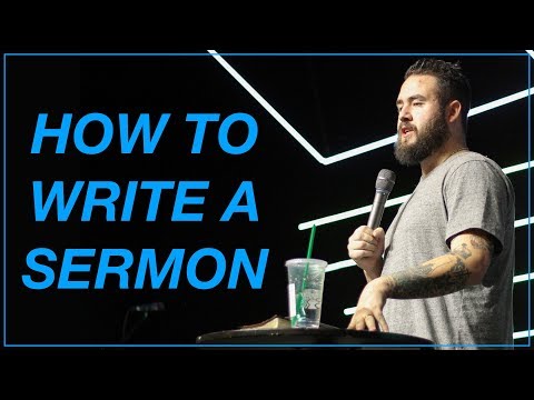 How To Write A Sermon | 3 Tips For Youth Pastors