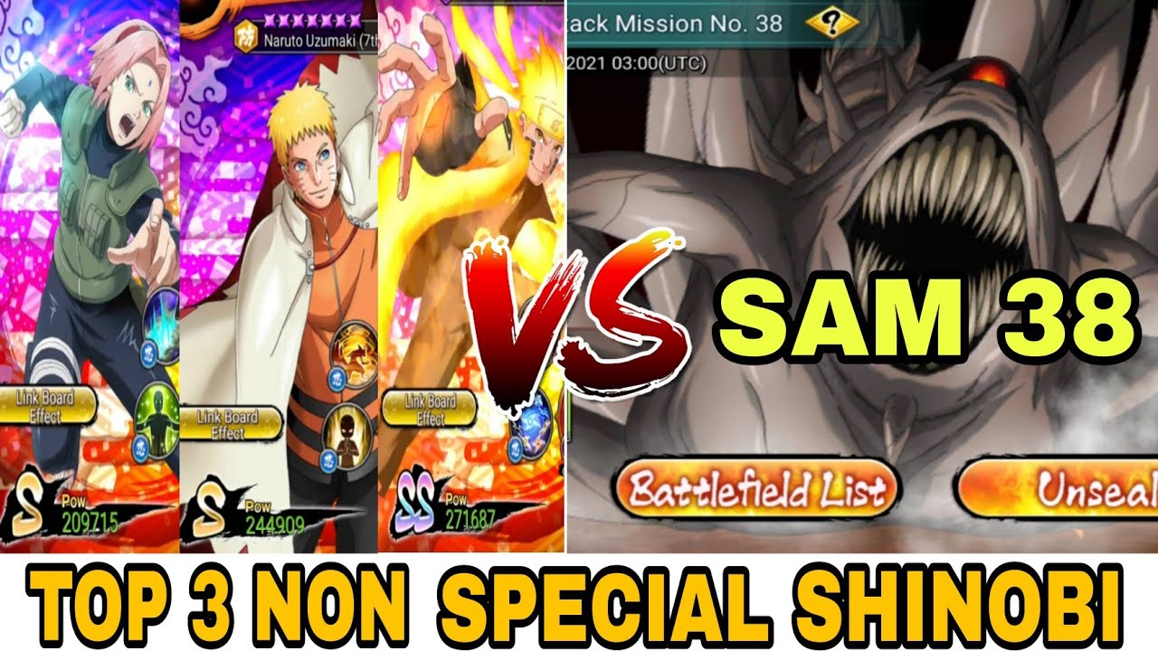 NxB NV : Top 3 Non Special Shinobi Vs Sam 38 | Top 3 Non Special Shinobi In Sam 38
