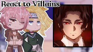 Akatsuki as Heroes React to Anime Villains (Alternative Timeline Read Desc!) || Naruto