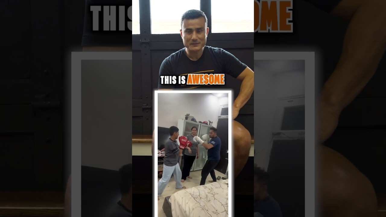 I love to see family training together!  