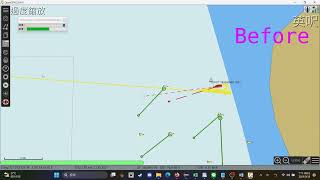 GPS、Radar & AIS data fusion: openCPN demonstration (before matching & correction) screenshot 5
