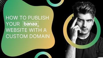 How to publish your website with a custom domain - Banaa.com website Builder Tutorial