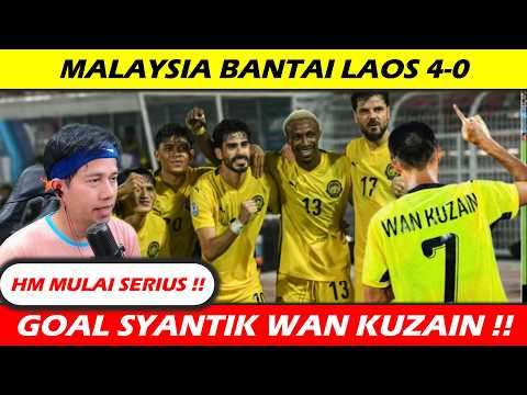 MALAYSIA BANTAI LAOS 4-0 || GOAL CANTIK WAN KUZAIN