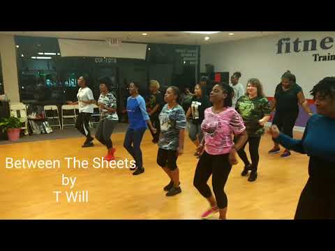 LDFF Class -  Between The Sheets Line Dance Clip