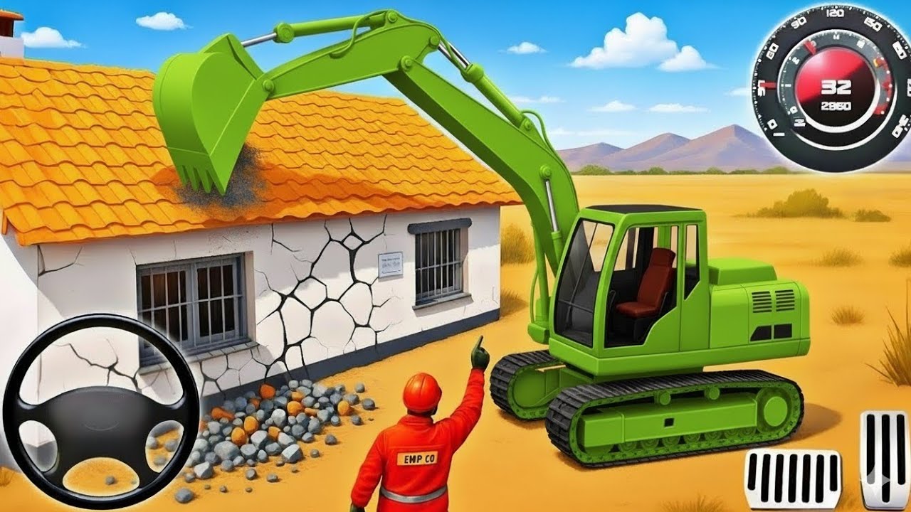 City Road Construction Games - City Construction Simulator - Android Gameplay 