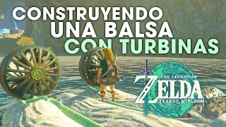 Cómo CONSTRUIR una BALSA con TURBINAS | Tutorial de Zelda: Tears of the Kingdom