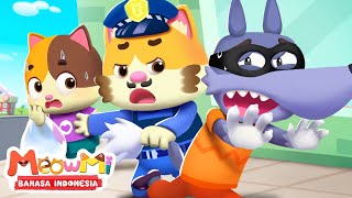 Ada Orang Asing Sedang Mengikuti Aku! | Kebiasaan Baik Anak | MeowMi Family Show Bahasa Indonesia