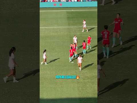 HALEY HOPKINS IS HEATING UP 🔥 #goal #celly #nwsl #kansascity #skills