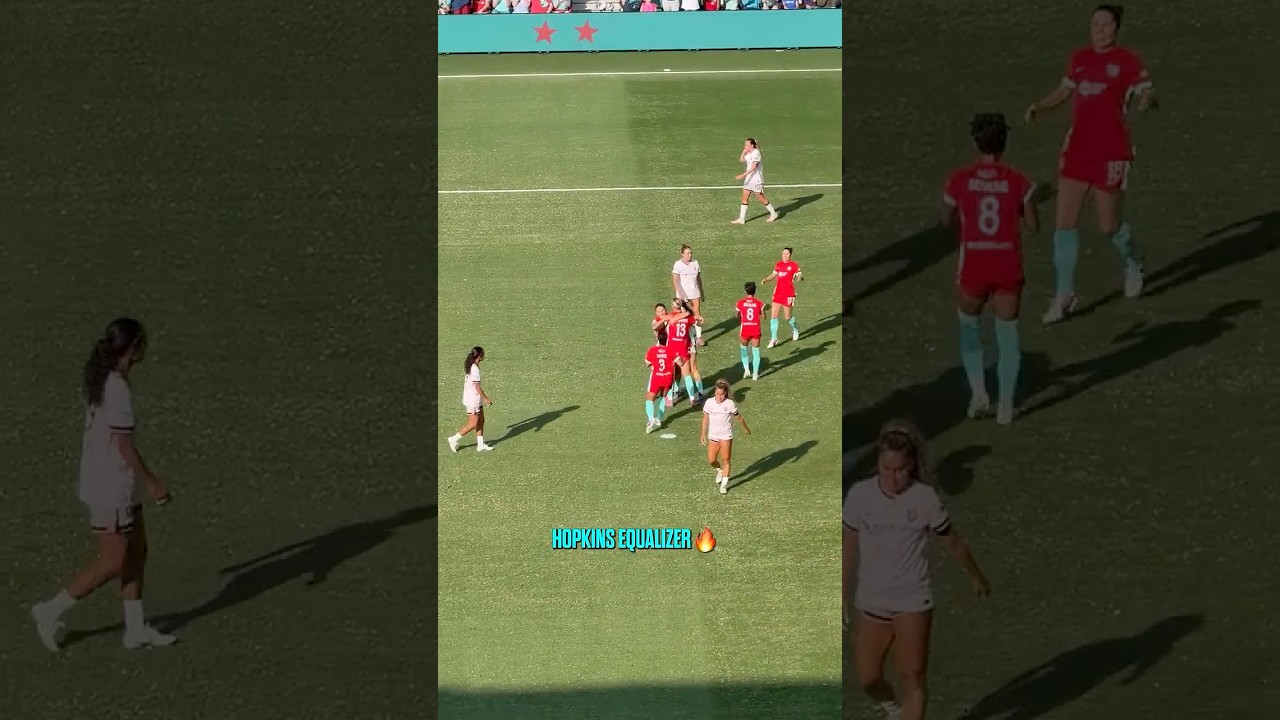 HALEY HOPKINS IS HEATING UP 🔥 #goal #celly #nwsl #kansascity #skills
