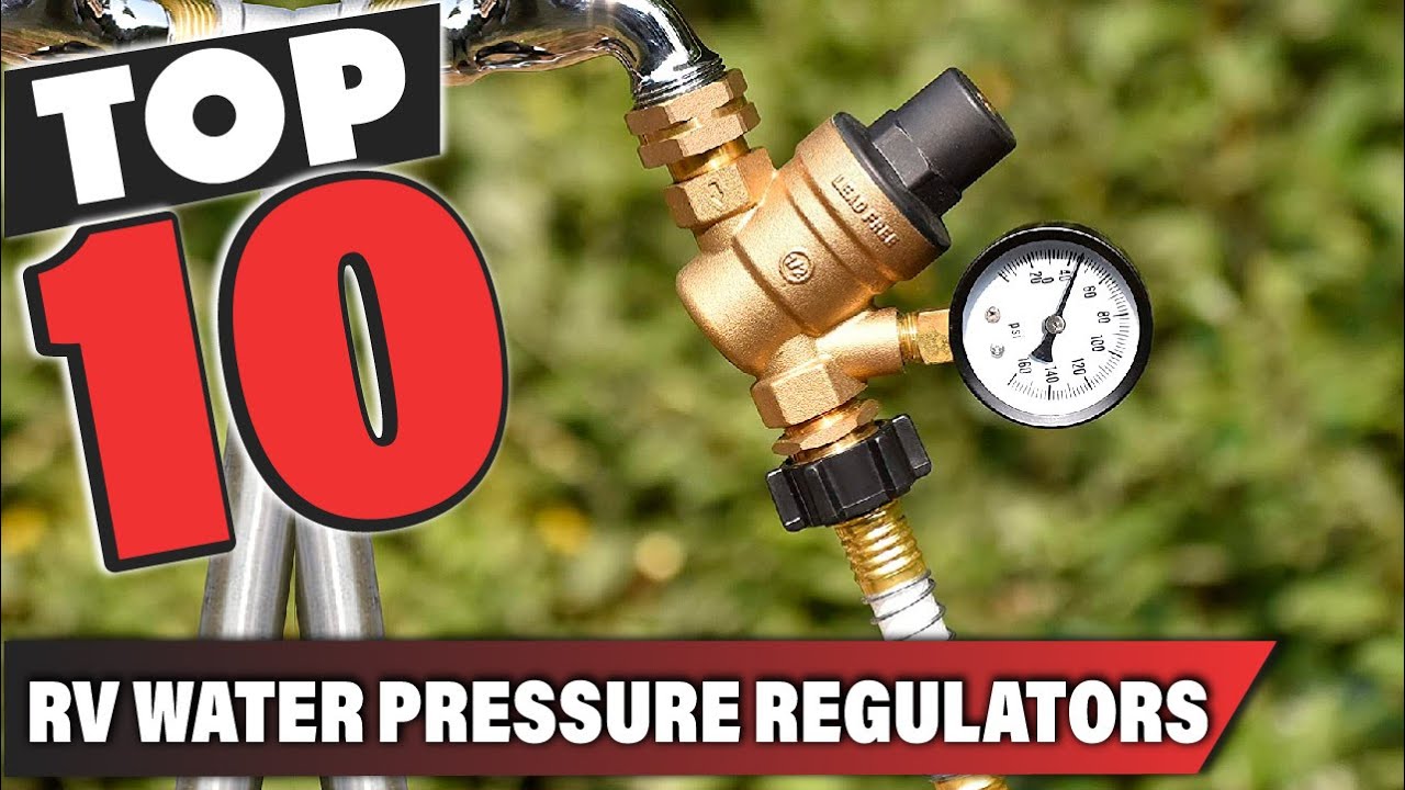 RV Water Pressure Regulator with Adjustable Handle, Water Pressure Regulator  for