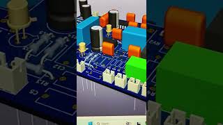 PCB Routing + 3D | KiCad PCB Design | #Shorts