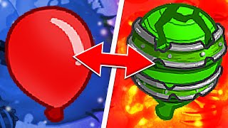 BLOONS TD 6, ale WSZYSTKIE BALONY SĄ NOWE (MEGA CIĘŻKI CHALLENGE!) screenshot 4