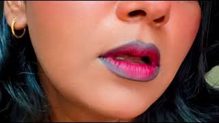 2 - minute | Dual shade PARTY lipstick tutorial #lipsticktutorial