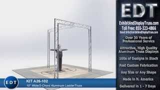 Kit A26-102 Best Selling Aluminum Truss Structure Trade Show System Easy Set Up