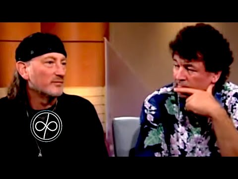 Ian Gillan & Roger Glover being interviewed by John Laws on Australian TV 1999